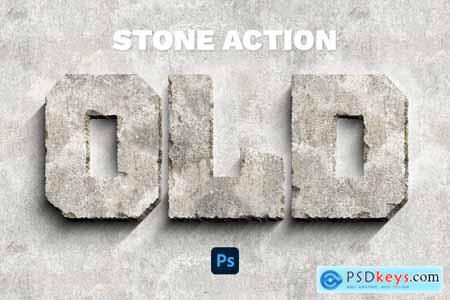 Stone Effect Photoshop Action