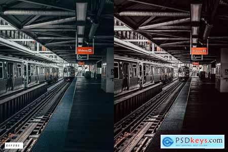 12 Train Outcast Lightroom Presets