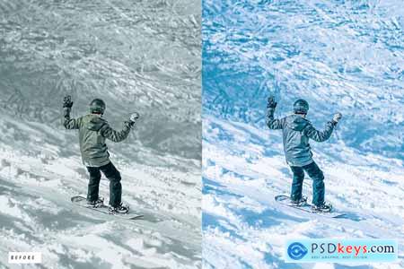 12 Winter Skiing Lightroom Presets