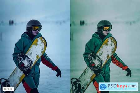 12 Winter Skiing Lightroom Presets