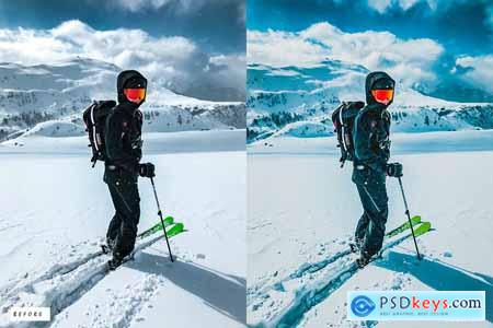 12 Winter Skiing Lightroom Presets