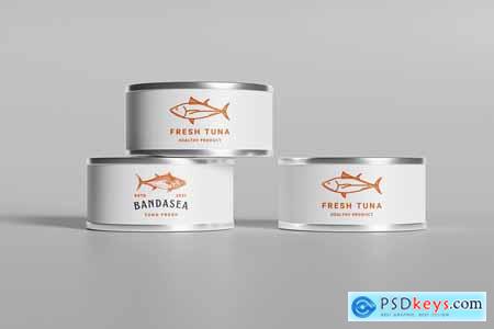 Tuna Can Mockup