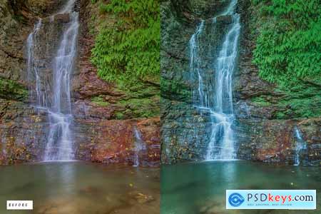 12 Water Fall Lightroom Presets