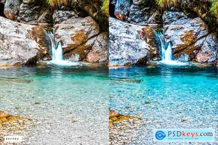 12 Water Fall Lightroom Presets