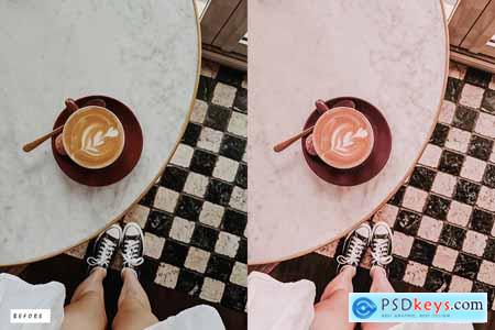 12 Ice Coffee Lightroom Presets