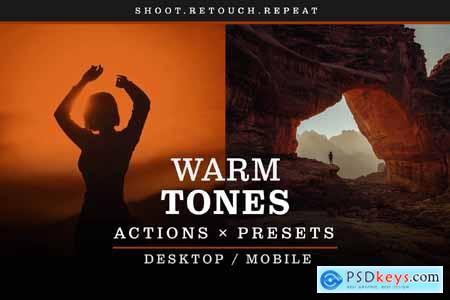 Warm Tones - Actions and Presets