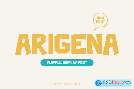 Arigena - Kids & Playful Font