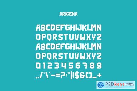 Arigena - Kids & Playful Font