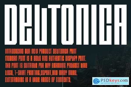 Deltonica - Modern Sans Serif Thin Font