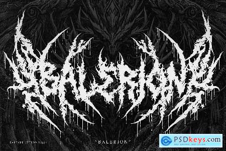 Balerion The Ultimate Death Metal Font