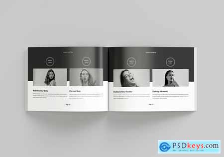 Fashion Lookbook Template Landscape