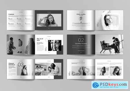 Fashion Lookbook Template Landscape