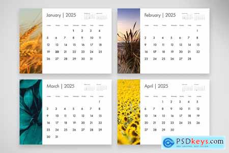 2025 Clean & Minimalist Calendar