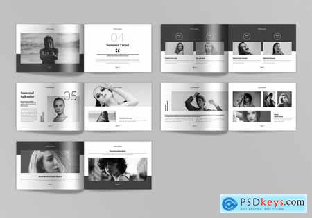 Fashion Lookbook Template Landscape