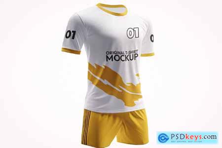 Soccer Jersey Sports Kit Mockup