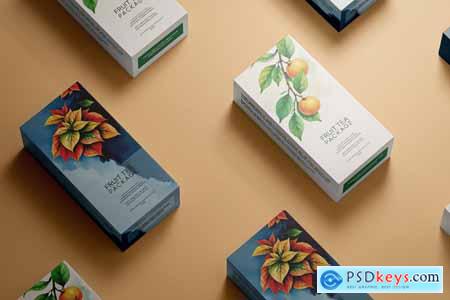 Tea Boxes Mockup Scene