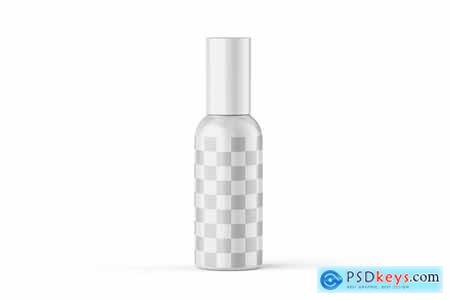 Metallic Cosmetic Bottle Mockup