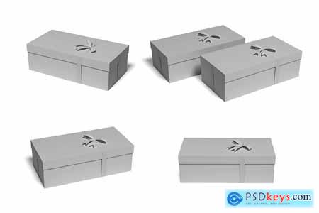 Gift Box Packaging Mockups