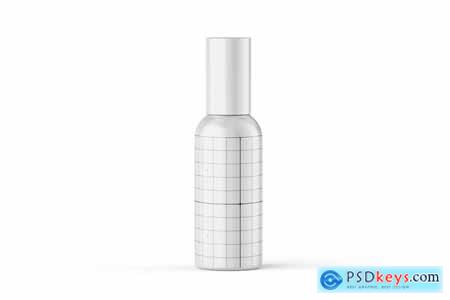 Metallic Cosmetic Bottle Mockup