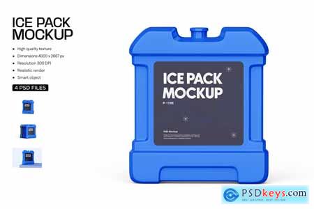 Ice Pack Mockup for Cooler