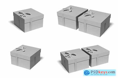 Gift Box Mockups