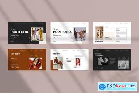 Design Portfolio Presentation Template