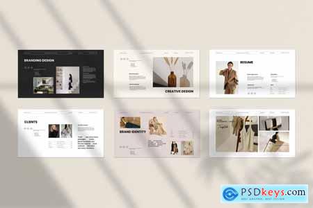 Design Portfolio Presentation Template