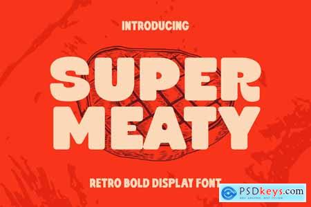 Super Meaty - Retro Bold Display Font