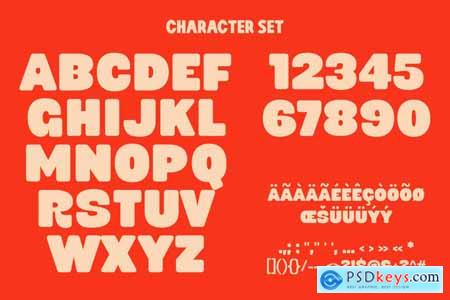 Super Meaty - Retro Bold Display Font