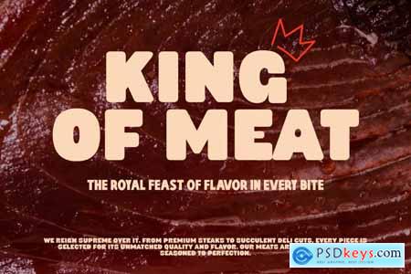 Super Meaty - Retro Bold Display Font