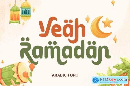 Yeah Ramadan - Arabic Font