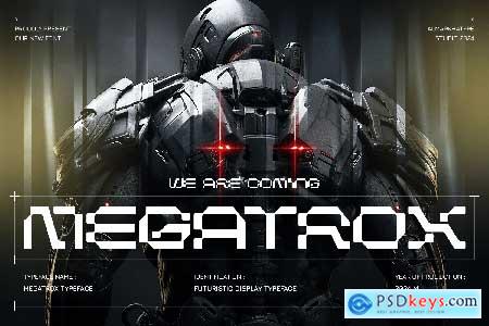 Megatrox  Mecha Font