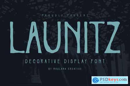 Launitz Decorative Display Font