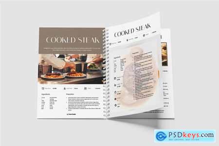 Cook Book Recipe Book Template