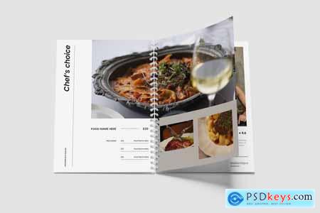 Simple Menu Book Template