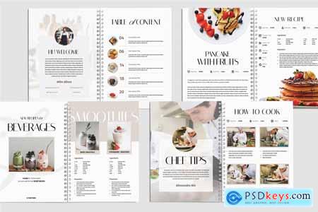 Cook Book Recipe Book Template