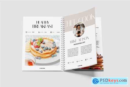 Cook Book Recipe Book Template