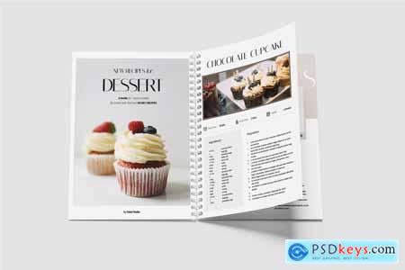 Cook Book Recipe Book Template