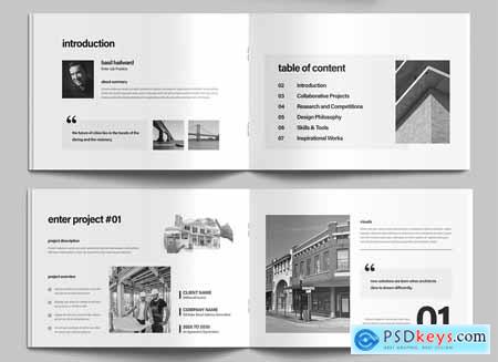 Architecture Portfolio Layout