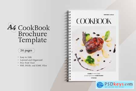 Cook Book Recipe Book Template