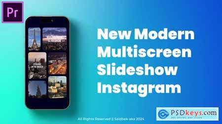 Multiscreen Instagram Slideshow MOGRT for Premier Pro 56301440