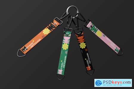 Lanyard Keychain Mockup 003