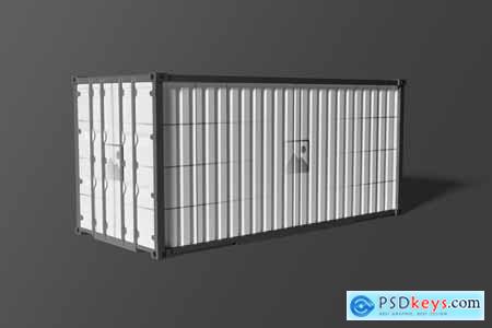 Shipping Container Mockup 003