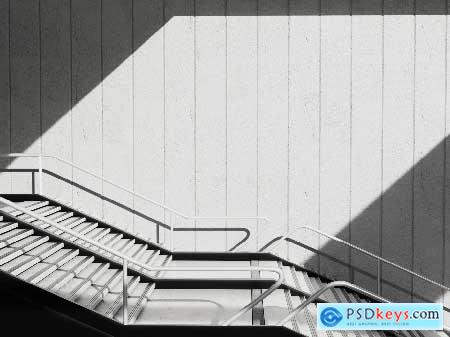 Stair wall Mockup