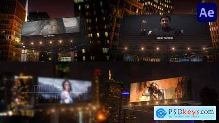 Billboard In Night City for After Effects 56323304