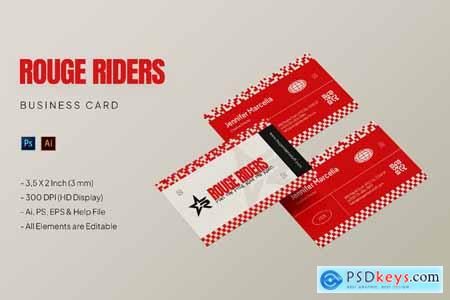 Rouge Riders - Business Card