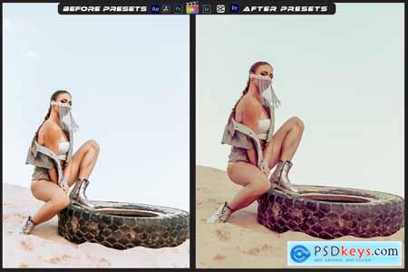 Sand Mood Lightroom Preset & Luts Premiere Pro