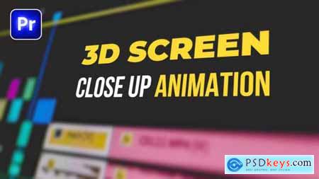 3D Screen Close Up Animation Pack 53678499