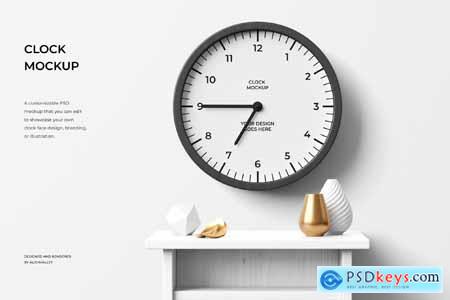 Clock Mockup C6EUFJD