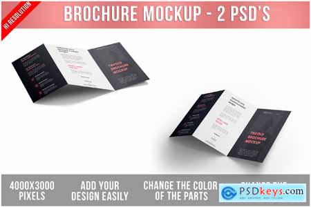 Tri-Fold Brochure Mockup